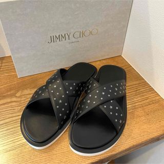 ジミーチュウ(JIMMY CHOO)のjimmychoo ジミーチュウ スタッズサンダルPALMO(サンダル)