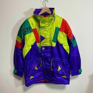 フィラ(FILA)の希少 FILA フィラ レトロ　スキージャケット　クレイジーパターン　カラフル(ウエア)