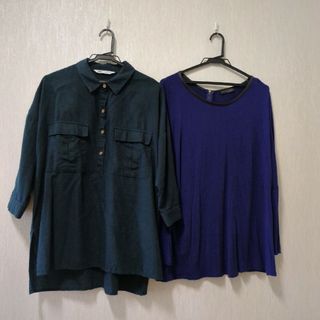 ザラ(ZARA)のZARAチュニック2点セット(Tシャツ(長袖/七分))