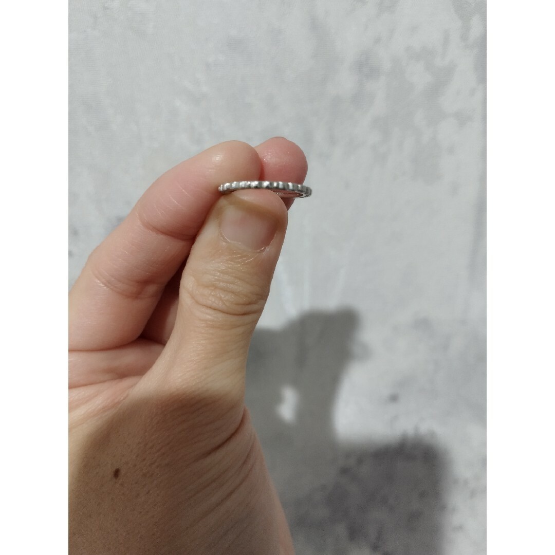 かなり華奢　Pt900　プラチナ　リング　指輪　7号 レディースのアクセサリー(リング(指輪))の商品写真
