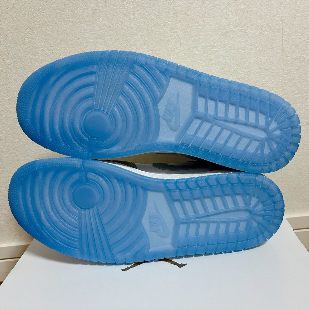 NIKE - AIR JORDAN 1 LOW エアジョーダン ウルフグレー 26.5cmの NIKE - AIR JORDAN 1 LOW エアジョーダン ウルフグレー 26.5cmの
