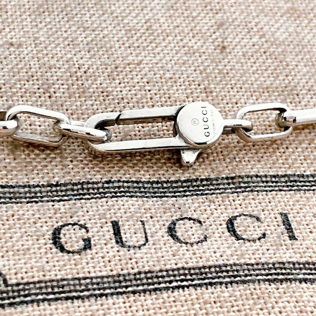 Gucci(グッチ)の【洗浄済】グッチ GUCCI 925 ネックレス シルバー Y280 レディースのアクセサリー(ネックレス)の商品写真