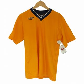 アンブロ(UMBRO)のUMBRO(アンブロ) ロゴプリント Vネック ゲームシャツ サッカー メンズ(Tシャツ/カットソー(半袖/袖なし))