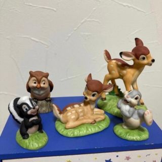 ディズニー(Disney)のバンビ bambi 加藤工芸　 絶版　 陶器フィギュア(置物)