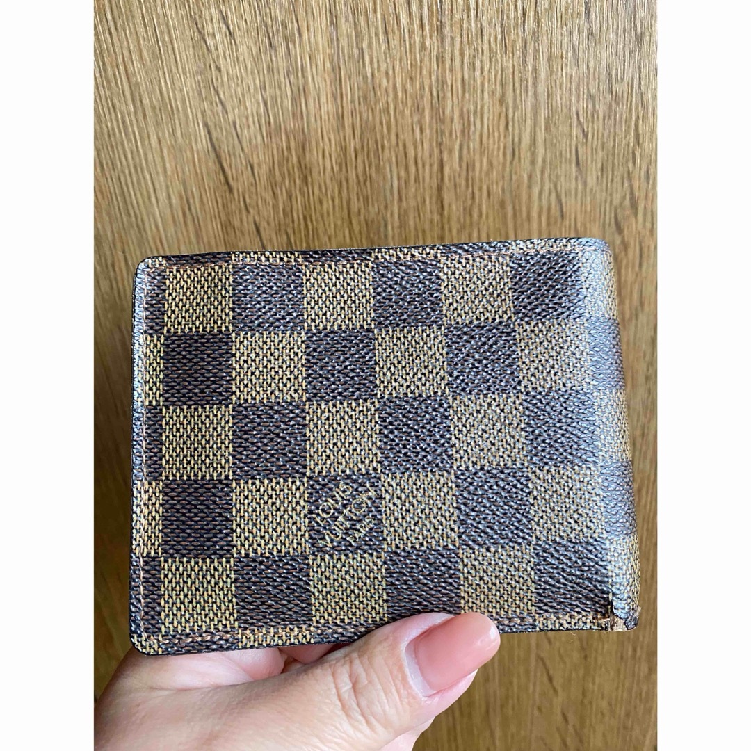 LOUIS VUITTON(ルイヴィトン)のルイヴィトンダミエ　二つ折財布 メンズのファッション小物(折り財布)の商品写真