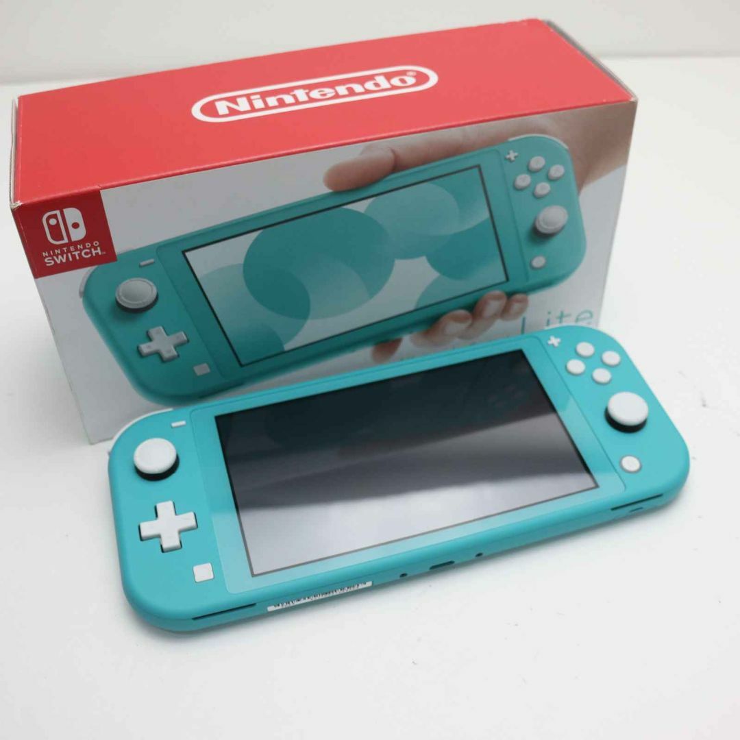 Nintendo Switch(ニンテンドースイッチ)の新品 Nintendo Switch Lite ターコイズ  M222 エンタメ/ホビーのゲームソフト/ゲーム機本体(携帯用ゲーム機本体)の商品写真