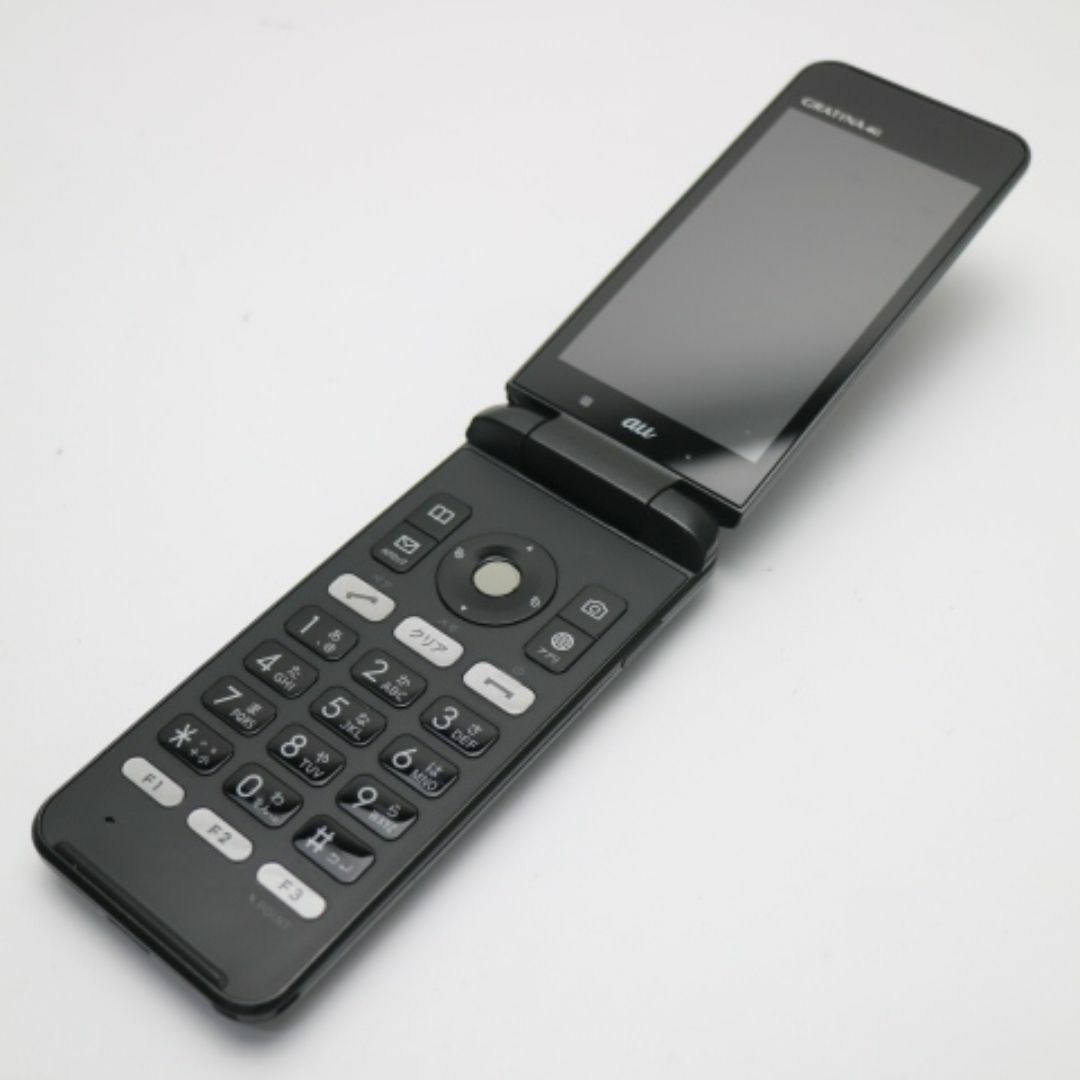 京セラ(キョウセラ)のau KYF31 GRATINA 4G ブラック  M222 スマホ/家電/カメラのスマートフォン/携帯電話(携帯電話本体)の商品写真