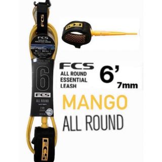 エフシーエス(FCS)のFCS 6‘エフシーエス リーシュコード オールラウンドMANGO新品(サーフィン)