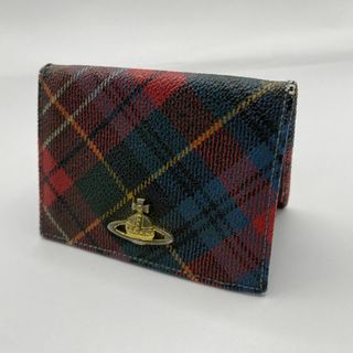 ヴィヴィアンウエストウッド(Vivienne Westwood)のヴィヴィアンウエストウッド　ロンドン　カードケース　免許証入れ　チェック(名刺入れ/定期入れ)