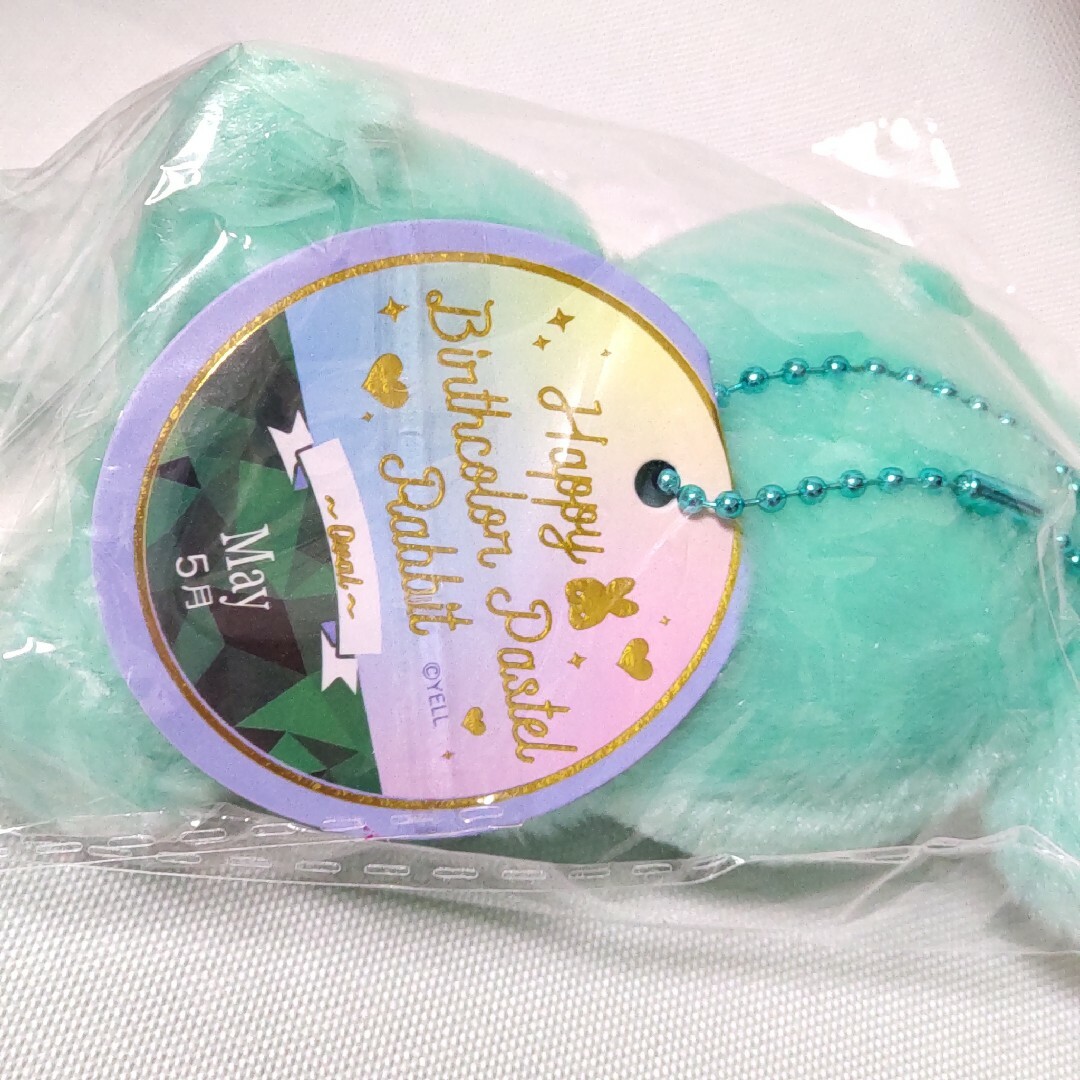 Happy Birthcolor Pastel Rabbit Oval 5月 エンタメ/ホビーのおもちゃ/ぬいぐるみ(ぬいぐるみ)の商品写真