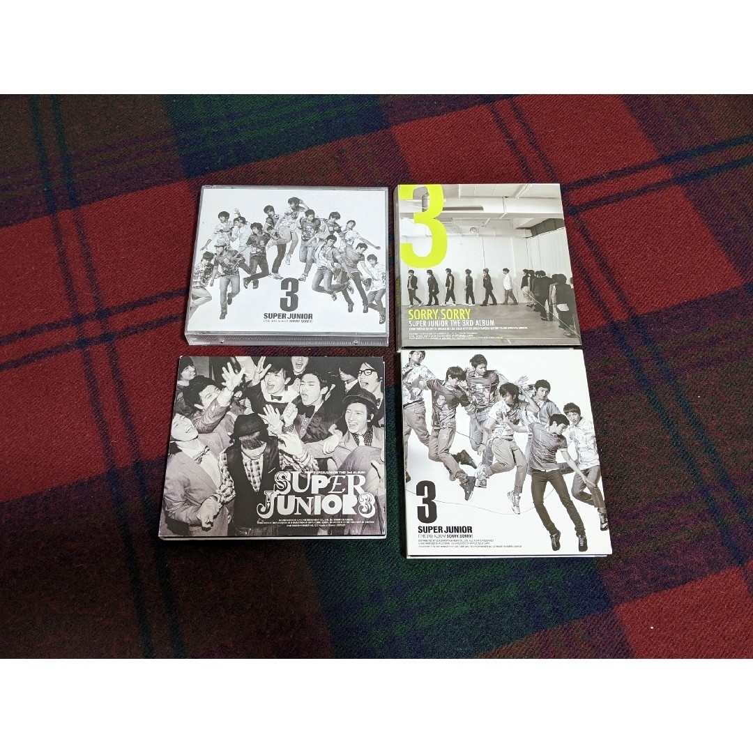 SUPER JUNIOR(スーパージュニア)のSUPER JUNIOR Sorry, Sorry 4枚セット エンタメ/ホビーのCD(K-POP/アジア)の商品写真