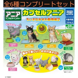 カプセルアニア ちいさなおせわ動物編2全6種コンプリートセット  ガチャ(その他)