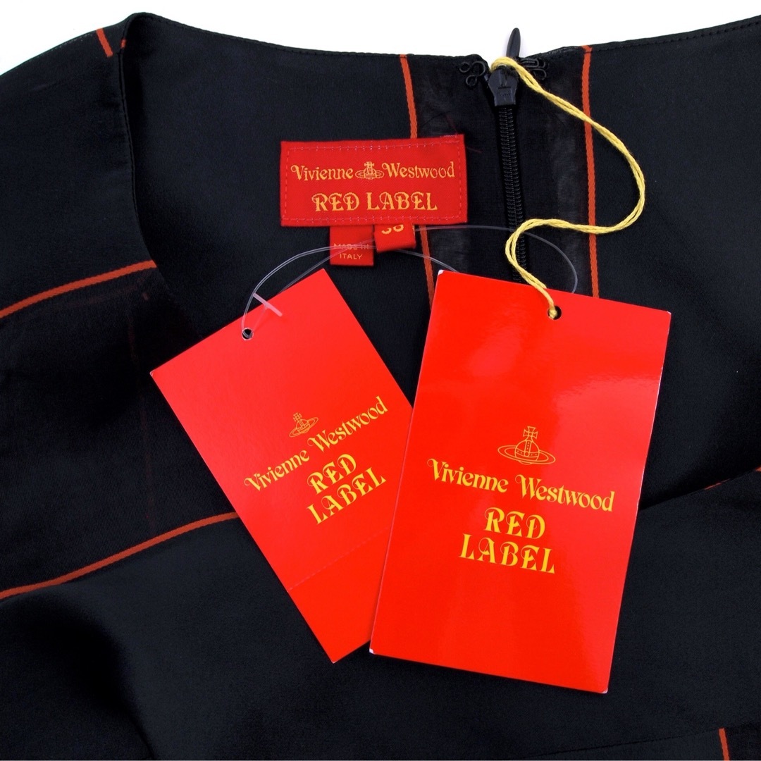 Vivienne Westwood(ヴィヴィアンウエストウッド)のVIVIENNE WESTWOOD REDヴィヴィアン シルクミックス ドレス レディースのワンピース(ひざ丈ワンピース)の商品写真
