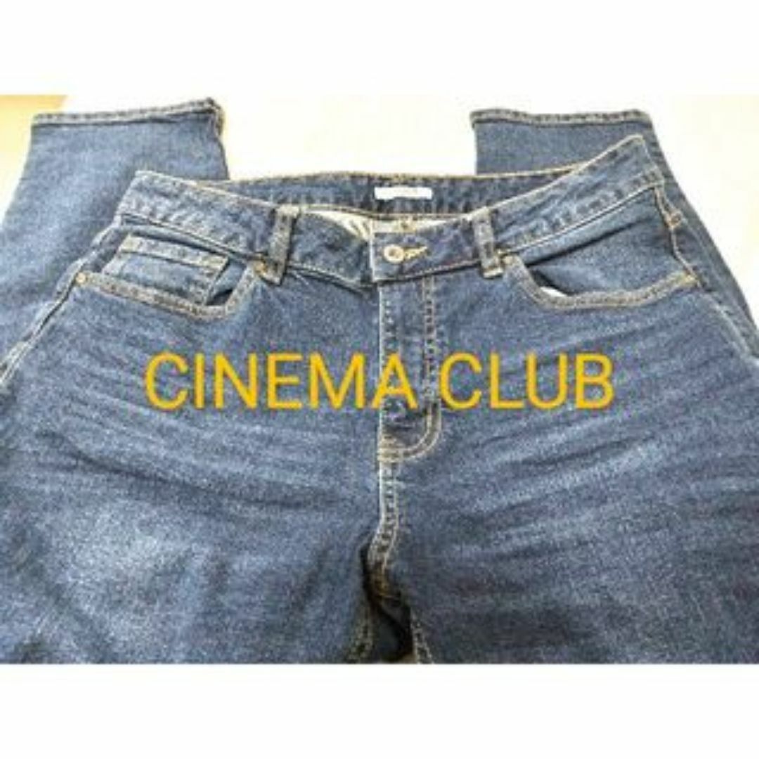 CINEMA CLUB(シネマクラブ)の1257y【春秋に最適】CINEMA CLUB 古着 デニム ジーンズ Lサイズ レディースのパンツ(デニム/ジーンズ)の商品写真