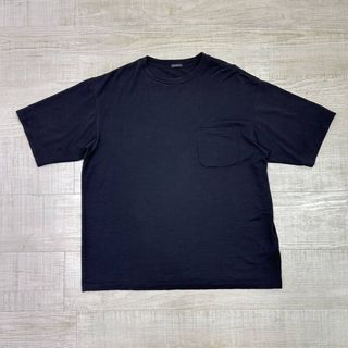 コモリ(COMOLI)の21ss コモリ ウール 天竺 半袖 クルー Tシャツ ダークネイビー 系 3(Tシャツ/カットソー(半袖/袖なし))