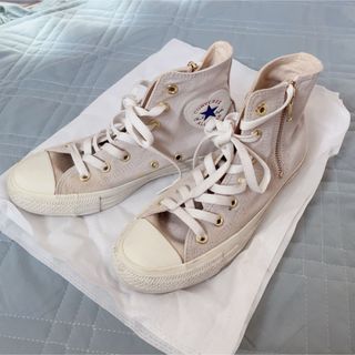 CONVERSE ￤ ハートパッチ ￤ グレー ￤ 23.5cm(スニーカー)