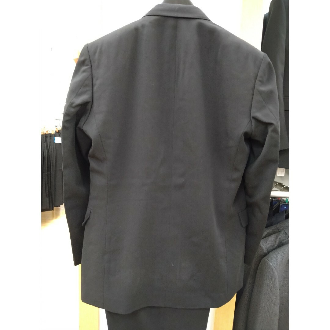 礼服　ブラックフォーマル　フォーマルスーツ　黒服　喪服　A5　ダブルフォーマル メンズのスーツ(セットアップ)の商品写真