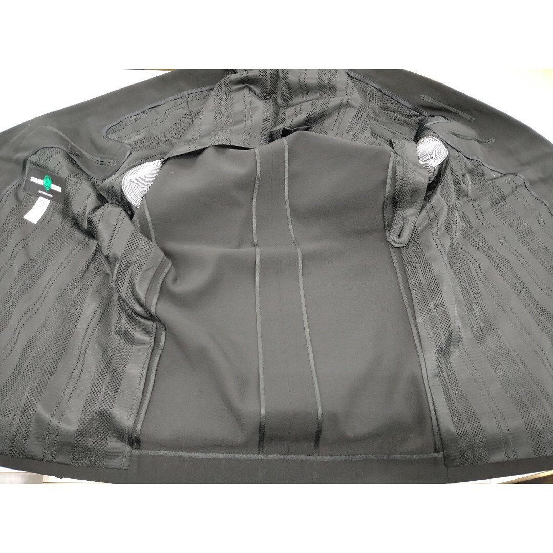 礼服　ブラックフォーマル　フォーマルスーツ　黒服　喪服　A5　ダブルフォーマル メンズのスーツ(セットアップ)の商品写真