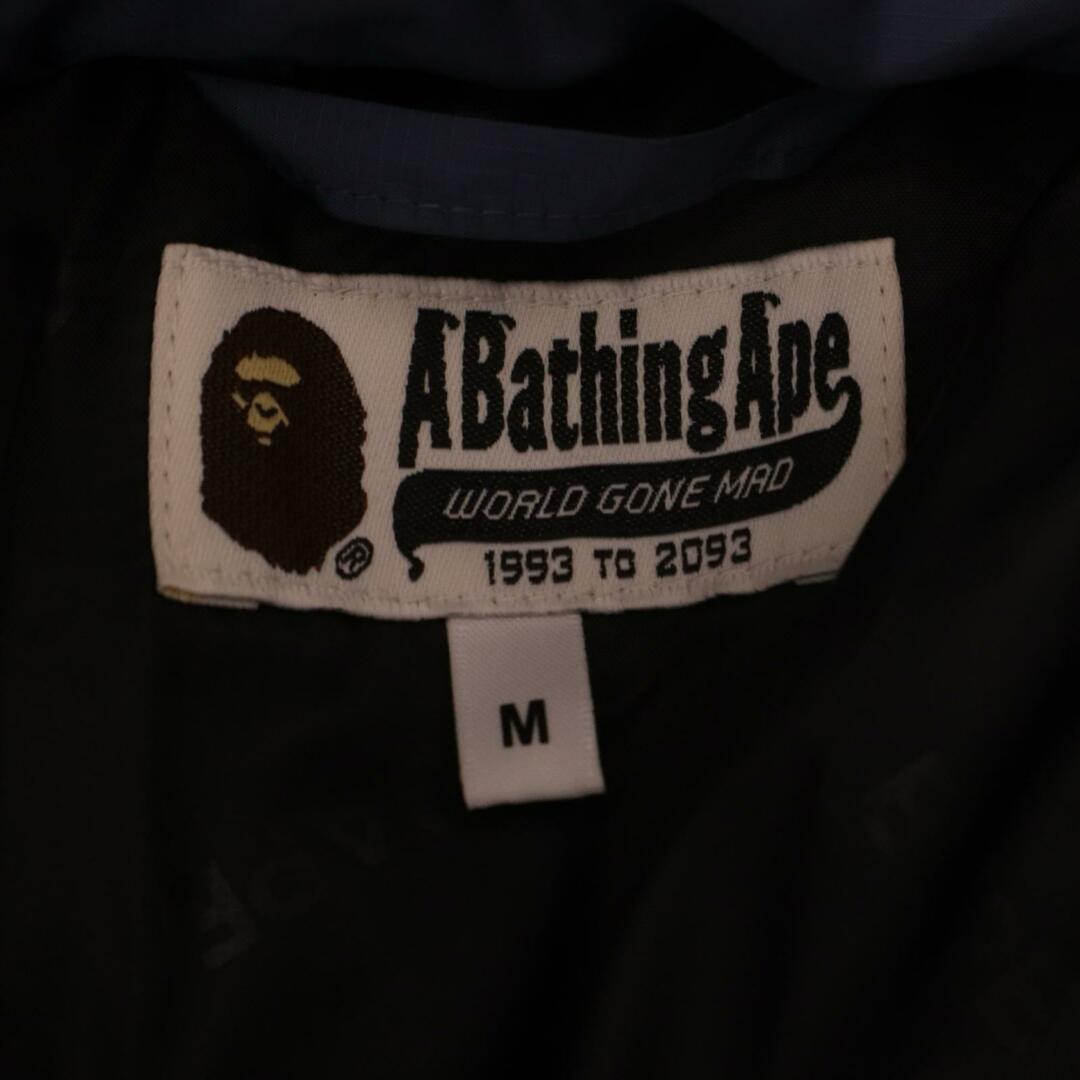 A BATHING APE(アベイシングエイプ)のアベイシングエイプ 1J80144005 青 STITCHING DOWN JACKET M メンズのジャケット/アウター(その他)の商品写真