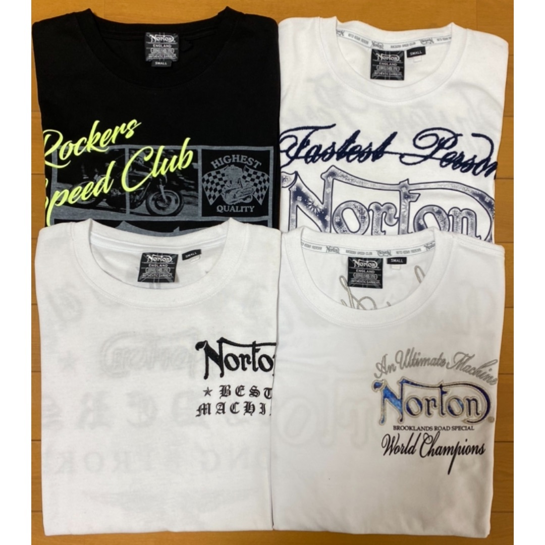 Norton(ノートン)の☆Norton☆4点まとめ売り☆新品＆新品同様☆Tシャツ☆サイズ・S☆ メンズのトップス(Tシャツ/カットソー(半袖/袖なし))の商品写真