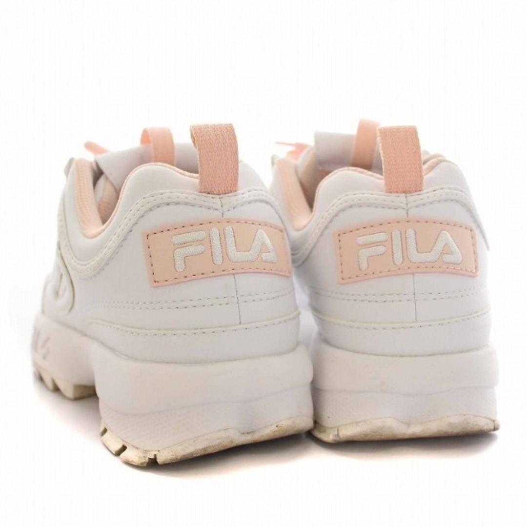 FILA(フィラ)のFILA DISPURTOR 2 スニーカー シューズ US6 ホワイト ピンク レディースの靴/シューズ(スニーカー)の商品写真