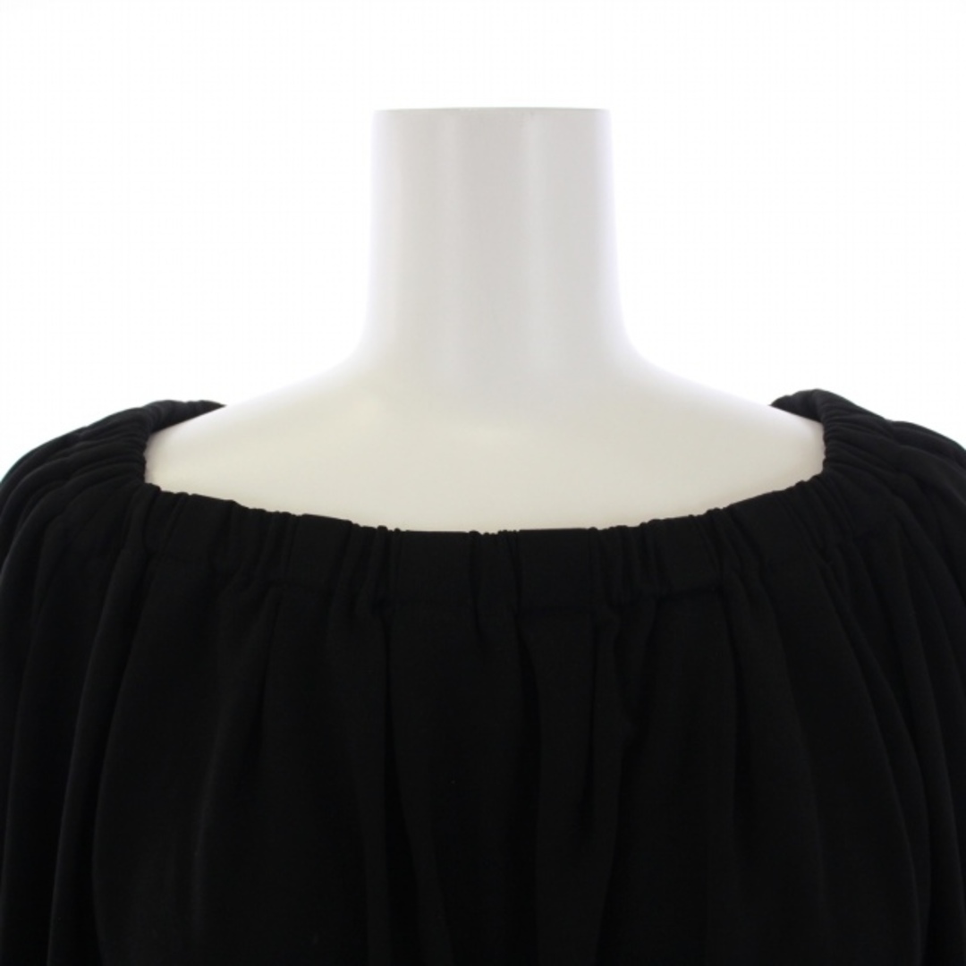 TOCCA(トッカ)のトッカ 【洗える!】CUT SEWN BLOUSE トップス XS 黒 レディースのトップス(シャツ/ブラウス(半袖/袖なし))の商品写真