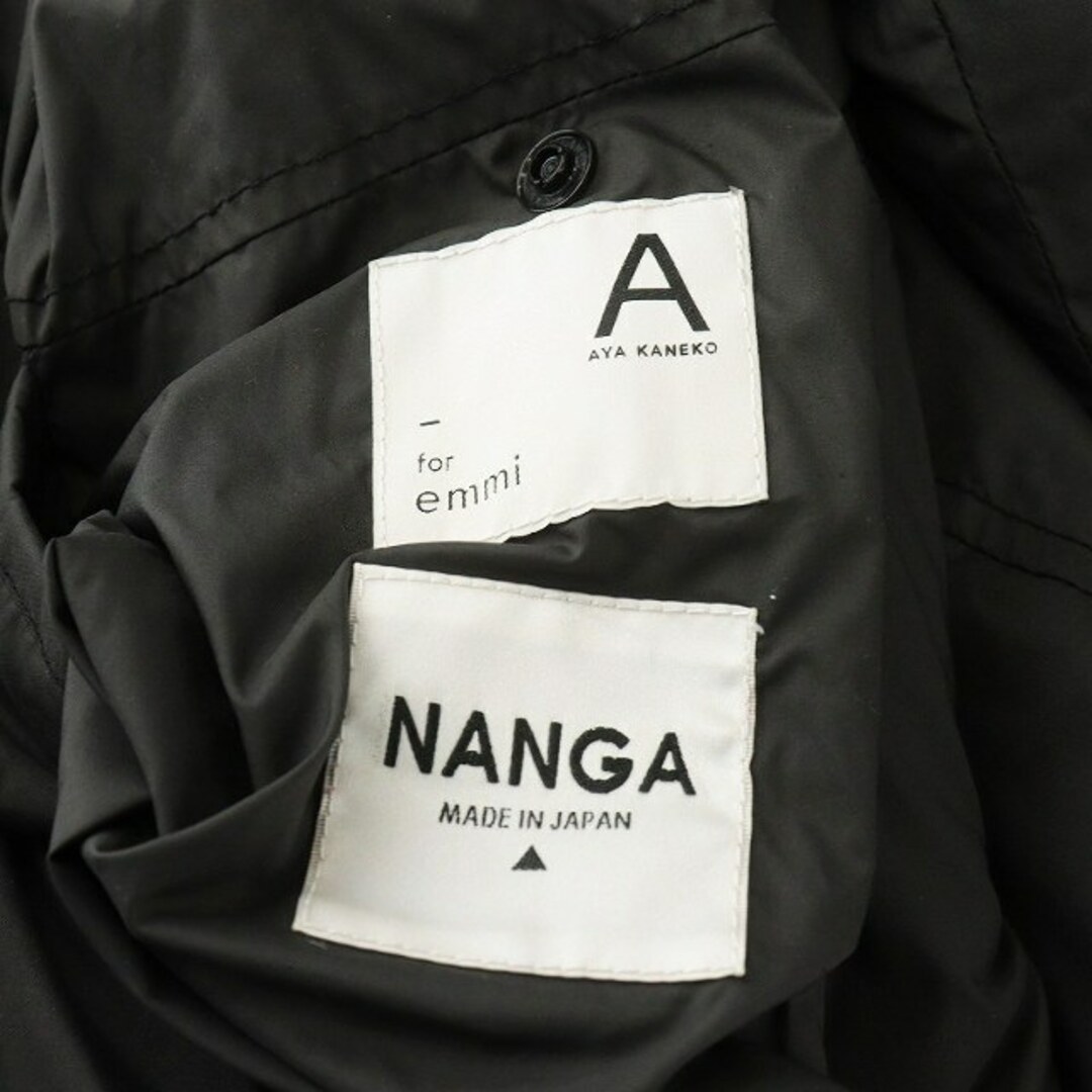 NANGA(ナンガ)のNANGA × AYA KANEKO × エミ アトリエ ダウンコート F 黒 レディースのジャケット/アウター(ダウンコート)の商品写真