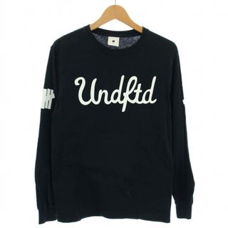 アンディフィーテッド(UNDEFEATED)のUNDEFEATED Tシャツ ロンT カットソー 袖ロゴ プリント 長袖 S(Tシャツ/カットソー(半袖/袖なし))