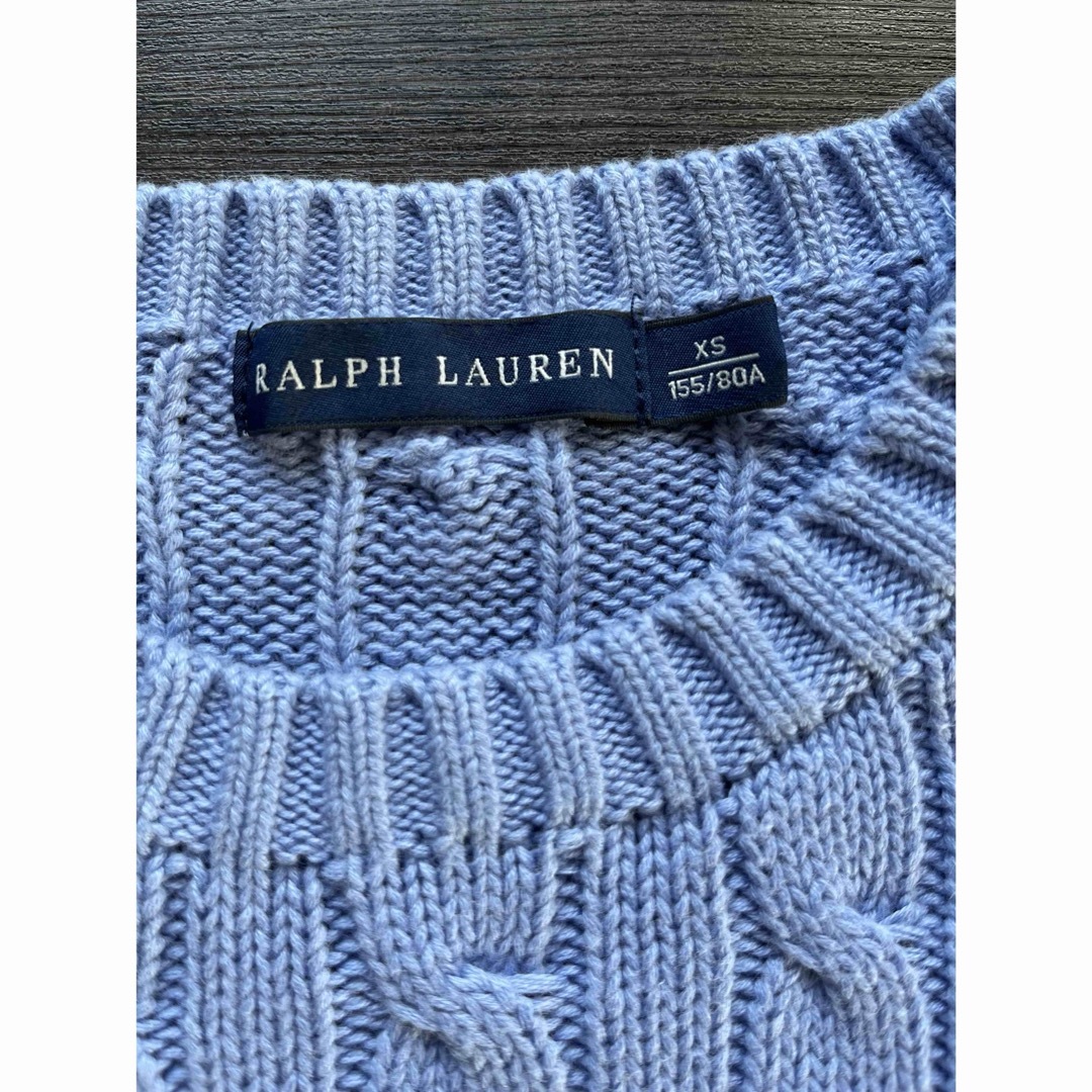 POLO RALPH LAUREN(ポロラルフローレン)のラルフローレン　レディース　セーター（コットン）XS レディースのトップス(ニット/セーター)の商品写真