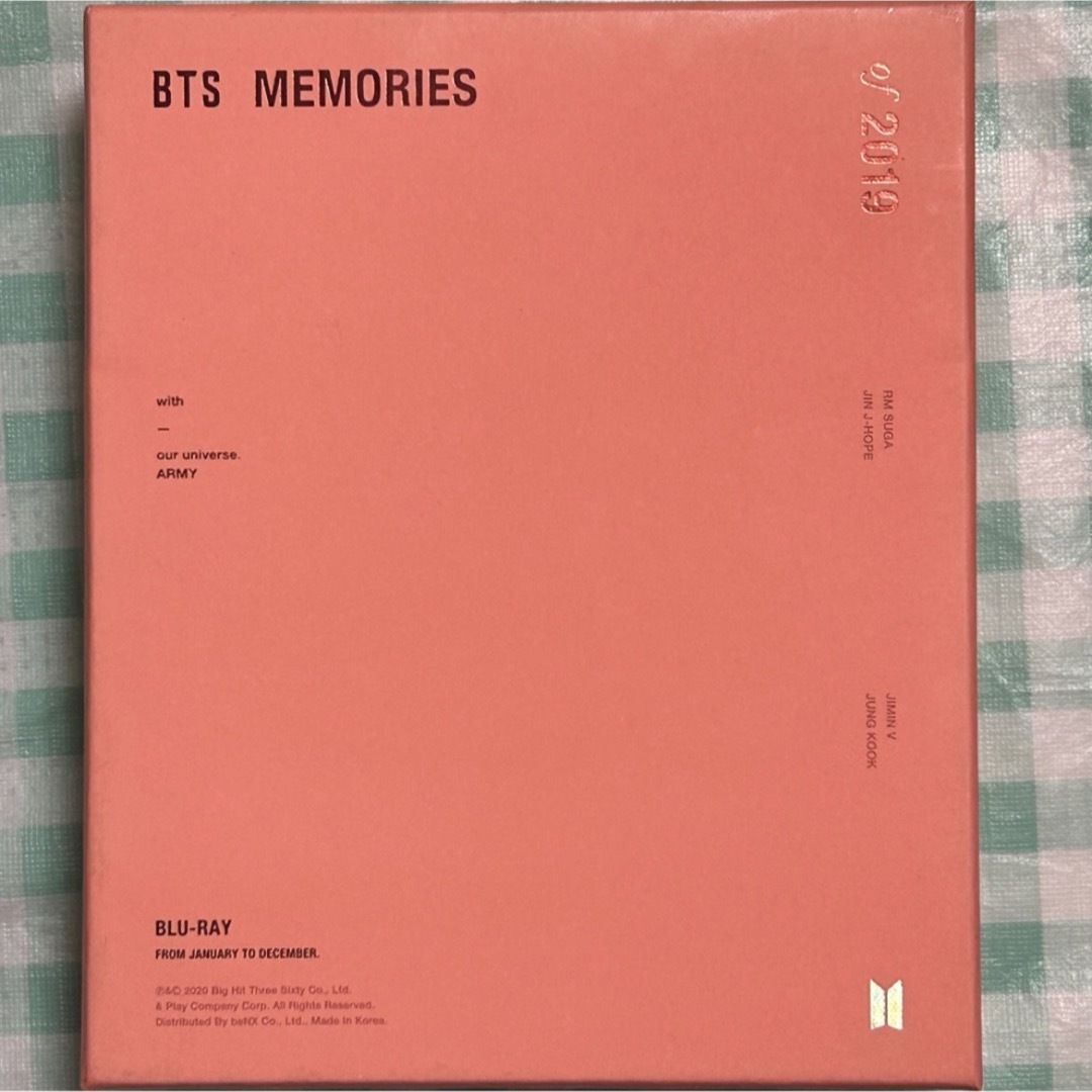 防弾少年団(BTS)(ボウダンショウネンダン)の中古『BTS Memories of 2019［Blu-ray］』 エンタメ/ホビーのDVD/ブルーレイ(ミュージック)の商品写真