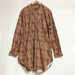 エンジニアードガーメンツ(Engineered Garments)のMサイズ！ENGINEERED GARMENTS レオパードバンドカラーシャツ(その他)