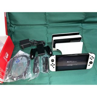 ニンテンドースイッチ(Nintendo Switch)のニンテンドースイッチ　有機ELモデル(中古)欠品無し(家庭用ゲーム機本体)