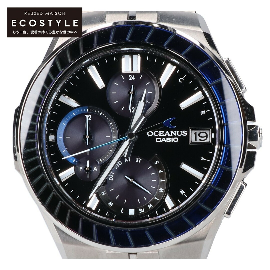 CASIO(カシオ)のカシオ OCW-S5000EK-1AJF OCEANUS オシアナス マンタ 江戸切子 タフソーラー電波 メンズの時計(腕時計(アナログ))の商品写真