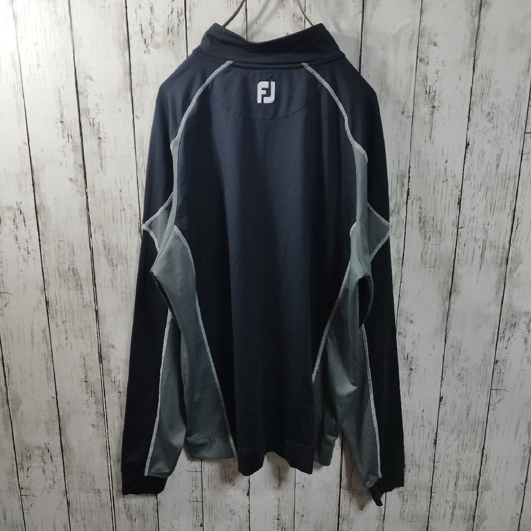 FootJoy(フットジョイ)の【Foot Joy】Half Zip Tee　D738 メンズのトップス(Tシャツ/カットソー(七分/長袖))の商品写真