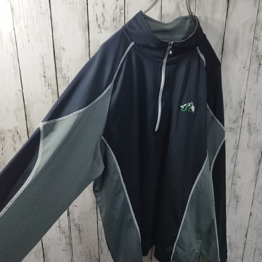 FootJoy(フットジョイ)の【Foot Joy】Half Zip Tee　D738 メンズのトップス(Tシャツ/カットソー(七分/長袖))の商品写真