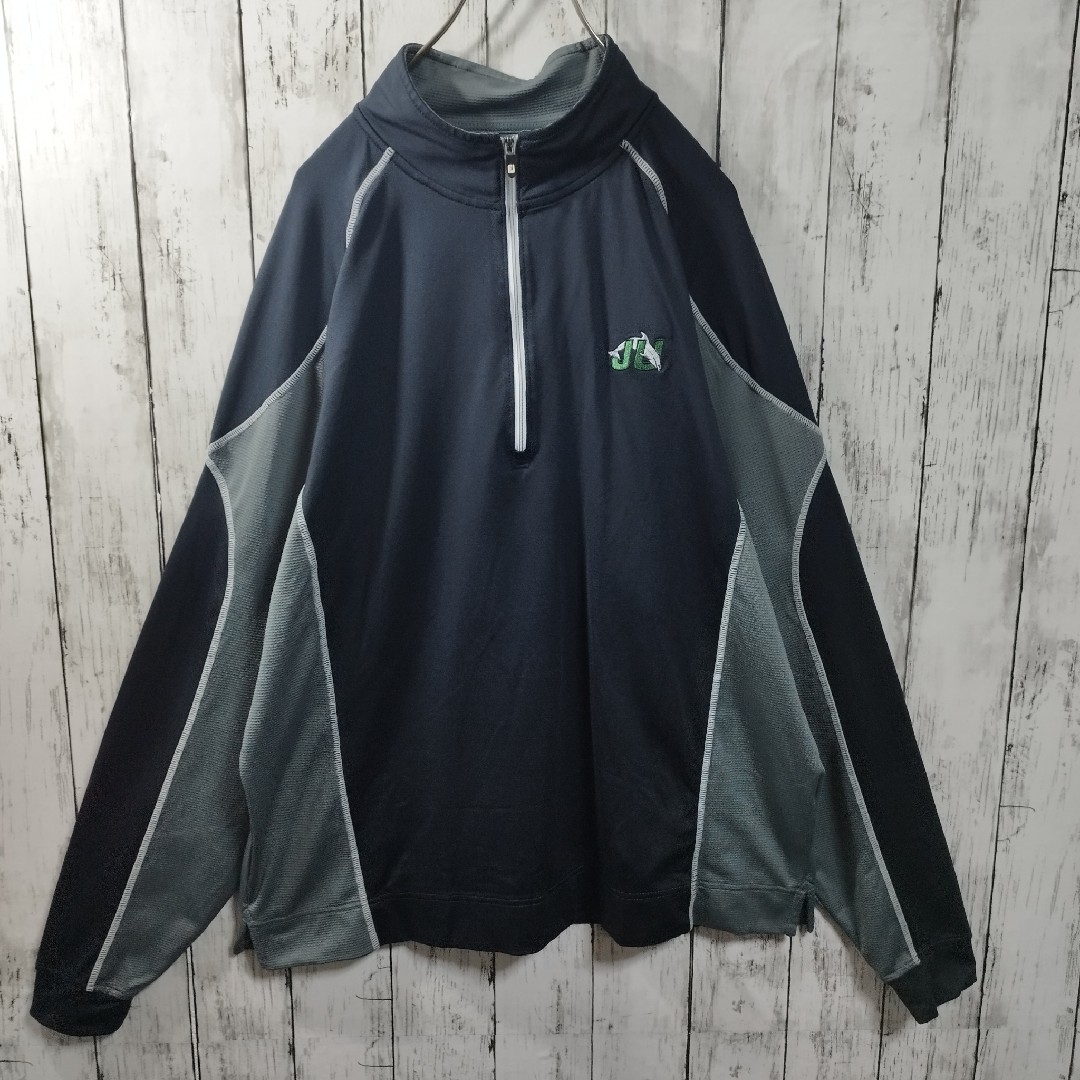 FootJoy(フットジョイ)の【Foot Joy】Half Zip Tee　D738 メンズのトップス(Tシャツ/カットソー(七分/長袖))の商品写真