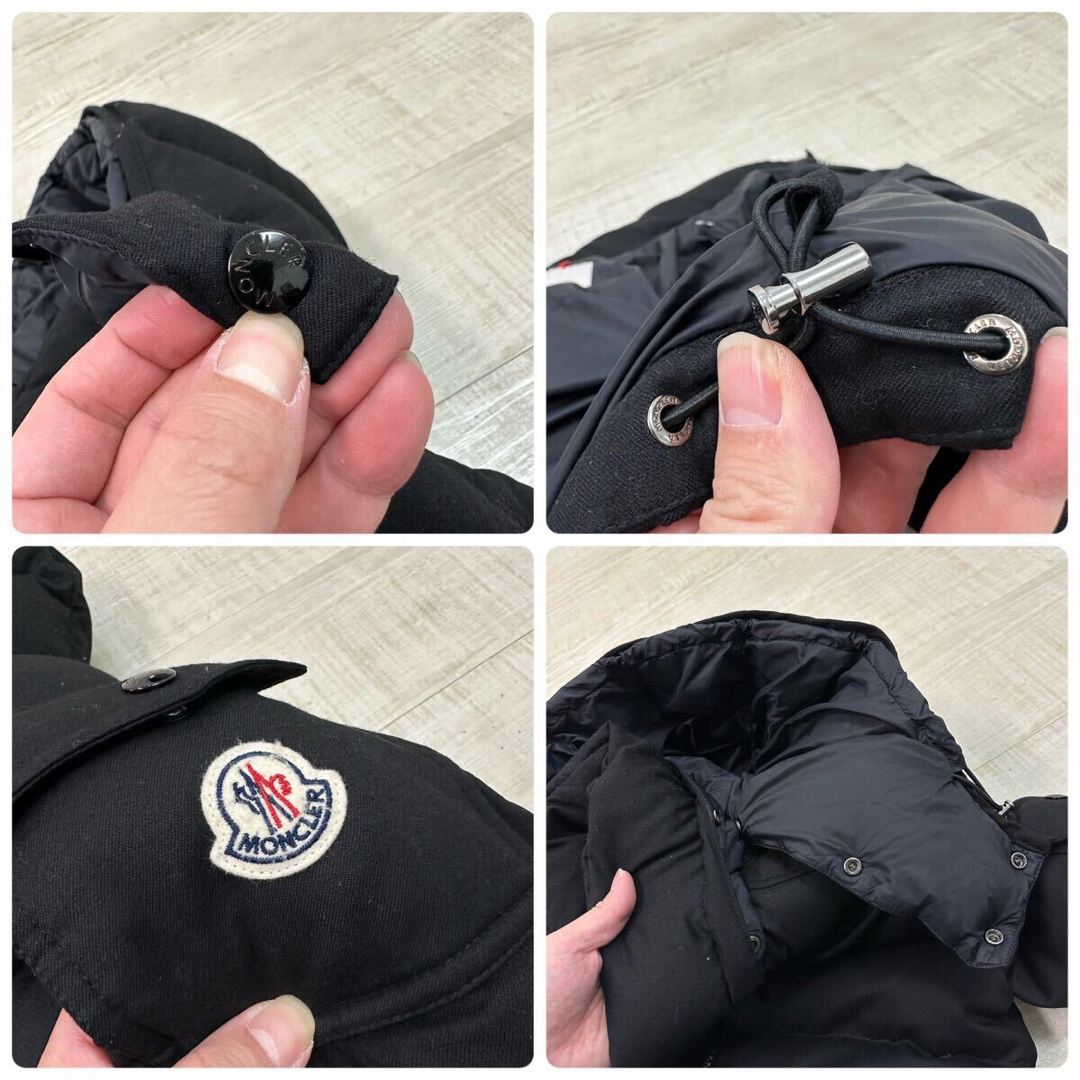 MONCLER(モンクレール)のMONCLER モンジュネーブル ダウン ジャケット ブラック 系 サイズ 1 メンズのジャケット/アウター(ダウンジャケット)の商品写真