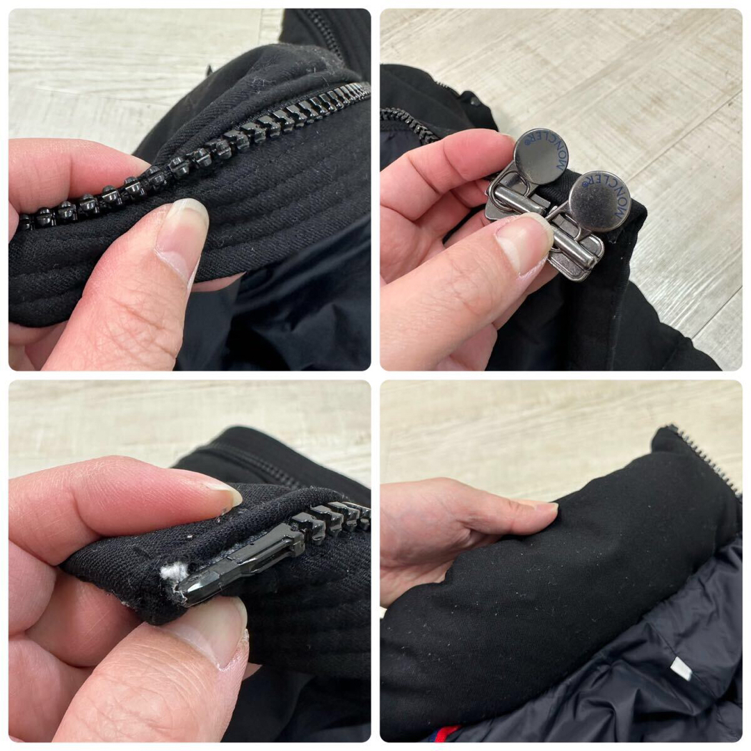 MONCLER(モンクレール)のMONCLER モンジュネーブル ダウン ジャケット ブラック 系 サイズ 1 メンズのジャケット/アウター(ダウンジャケット)の商品写真