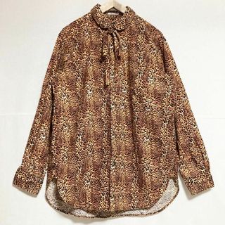 エンジニアードガーメンツ(Engineered Garments)のMサイズ！ENGINEERED GARMENTS レオパードリボンシャツ(その他)