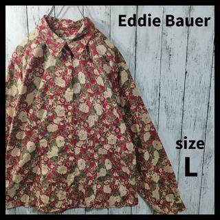 エディーバウアー(Eddie Bauer)の【Eddie Bauer】Flower Patterned Shirt(シャツ/ブラウス(長袖/七分))