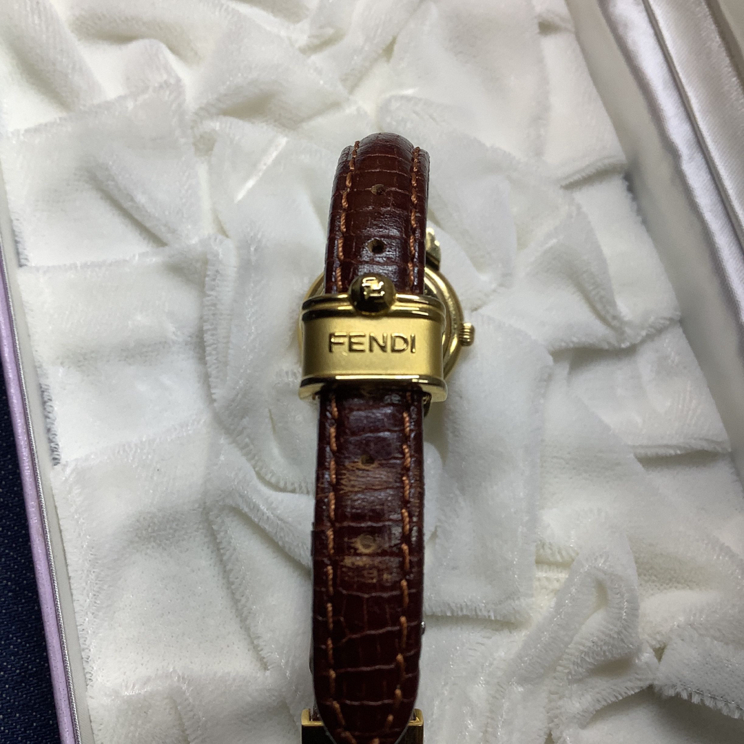 FENDI(フェンディ)の【Sし1297】FENDI フェンディ　ペカン柄　腕時計　ヴィンテージ レディースのファッション小物(腕時計)の商品写真