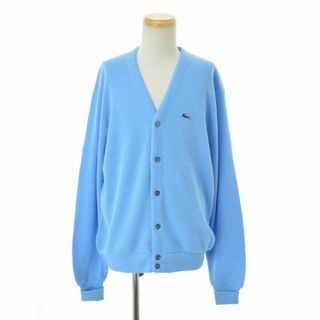 ラコステ(LACOSTE)の【IZODLACOSTE】70s 糸巻きタグ 青ワニ アクリルニットカーディガン(カーディガン)