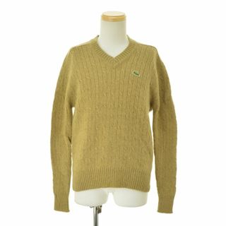 ラコステ(LACOSTE)の【IZODLACOSTE】70s 糸巻きタグ ウールVネック長袖ニットセーター(ニット/セーター)