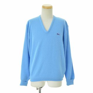 ラコステ(LACOSTE)の【IZODLACOSTE】70s〜80s 糸巻きタグ 青ワニ 長袖ニットセーター(ニット/セーター)