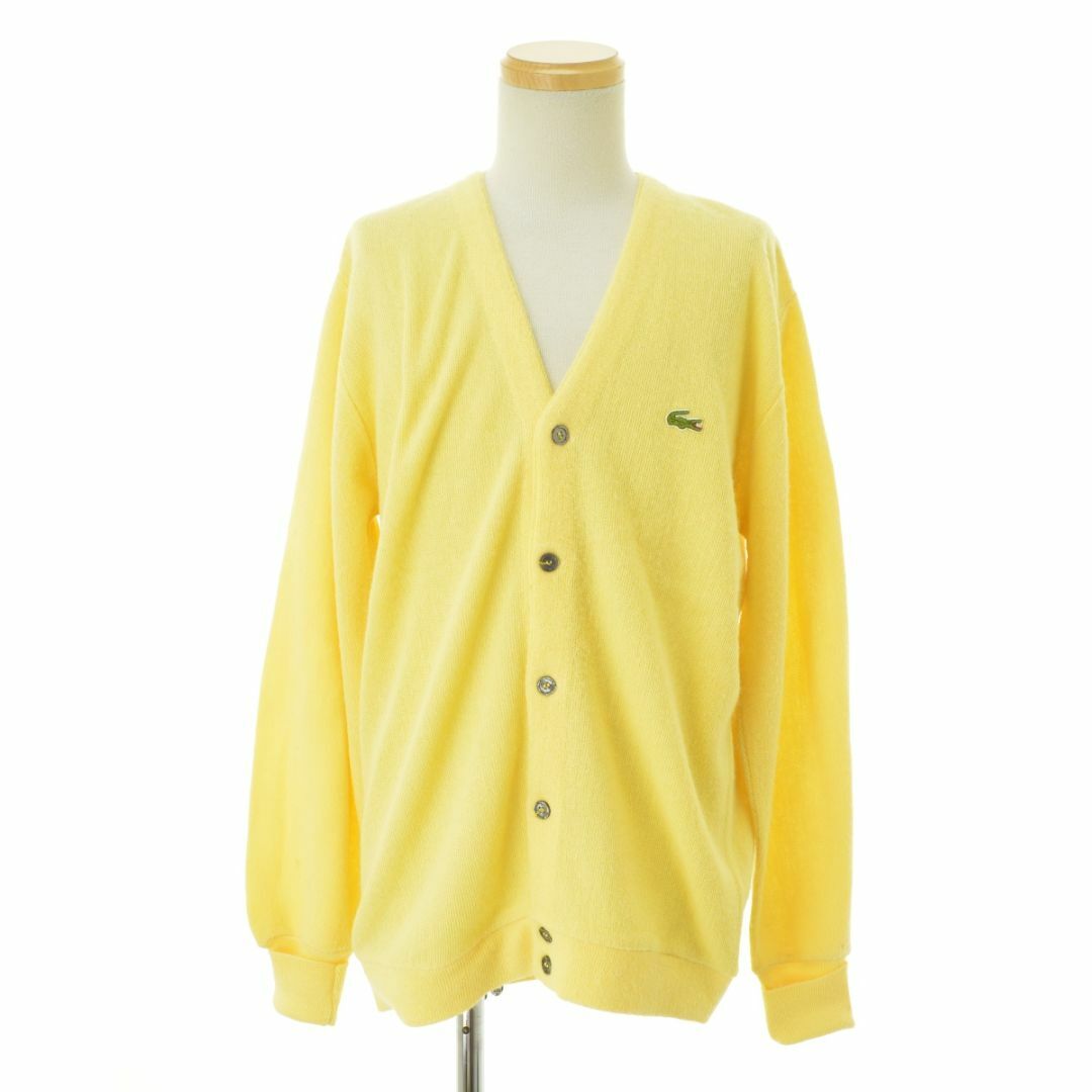 LACOSTE(ラコステ)の【IZODLACOSTE】70s 糸巻きタグ アクリルニット長袖カーディガン メンズのトップス(カーディガン)の商品写真