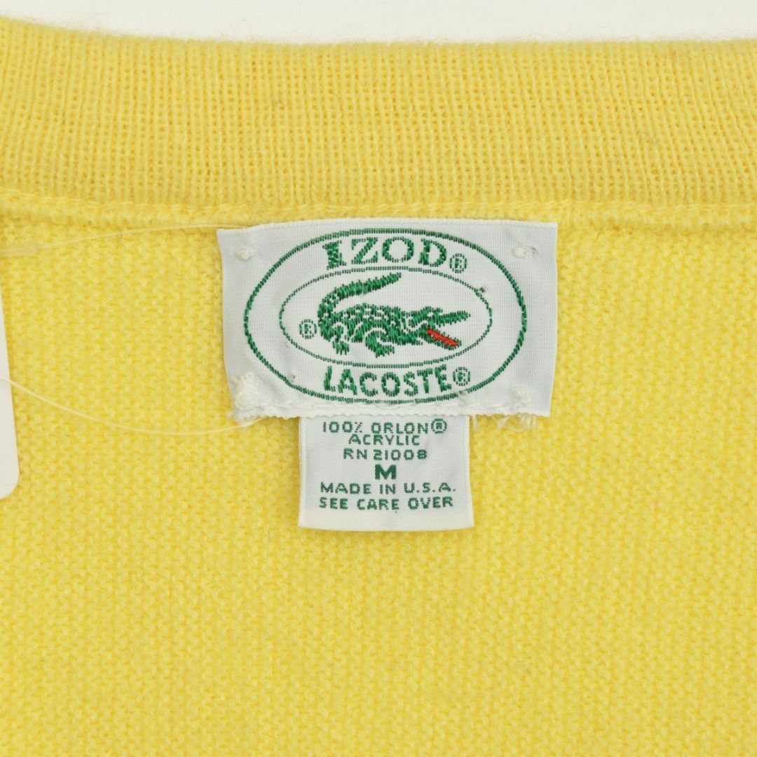 LACOSTE(ラコステ)の【IZODLACOSTE】80〜90s USA製 アクリル長袖ニットセーター メンズのトップス(ニット/セーター)の商品写真