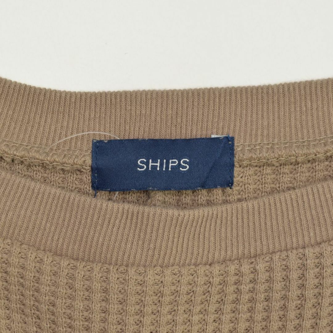 SHIPS(シップス)の【SHIPS】314-51-4025 ワッフルサイドボタン ロング長袖ワンピース レディースのワンピース(ロングワンピース/マキシワンピース)の商品写真