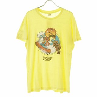 【HANE'S】70s USA製 三角タグ SHANTY CREEK半袖Tシャツ(Tシャツ/カットソー(半袖/袖なし))