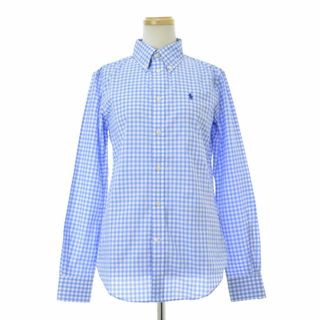 ラルフローレン(Ralph Lauren)の【RALPHLAUREN】SLIM FIT ギンガムチェックボタンダウンシャツ(シャツ/ブラウス(長袖/七分))