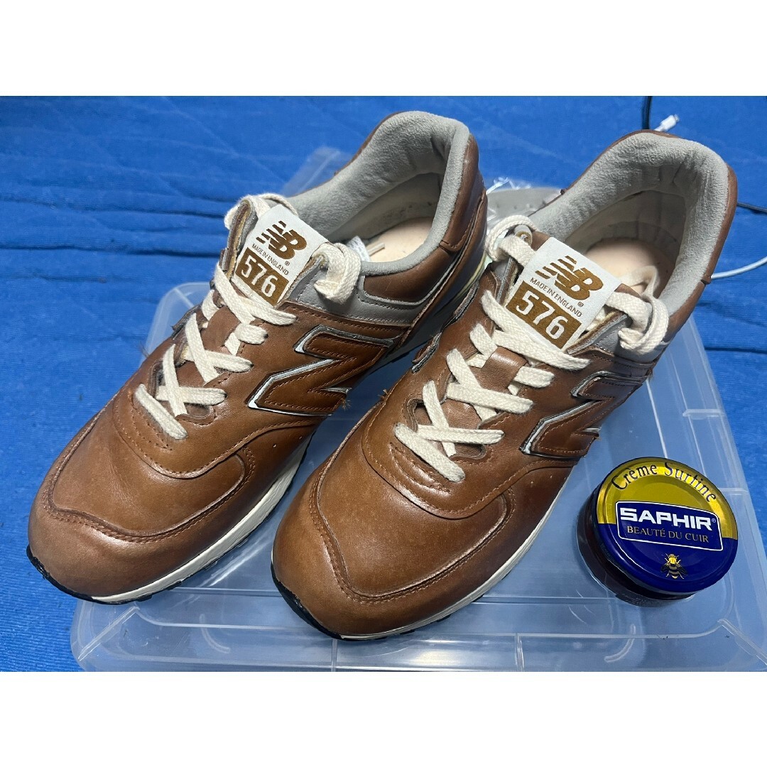 576（New Balance）(ゴーナナロク)の【たな様　専用ページ】M576NTO※カスタム　26.5cm イングランド製 メンズの靴/シューズ(スニーカー)の商品写真